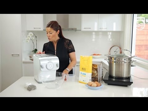 How to use the Pasta &amp; Noodle Maker with Built-in Auto-weighing | Philips | HR2357